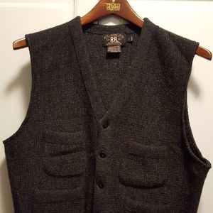 Ralph Lauren Men's Wool Vest Sz Large